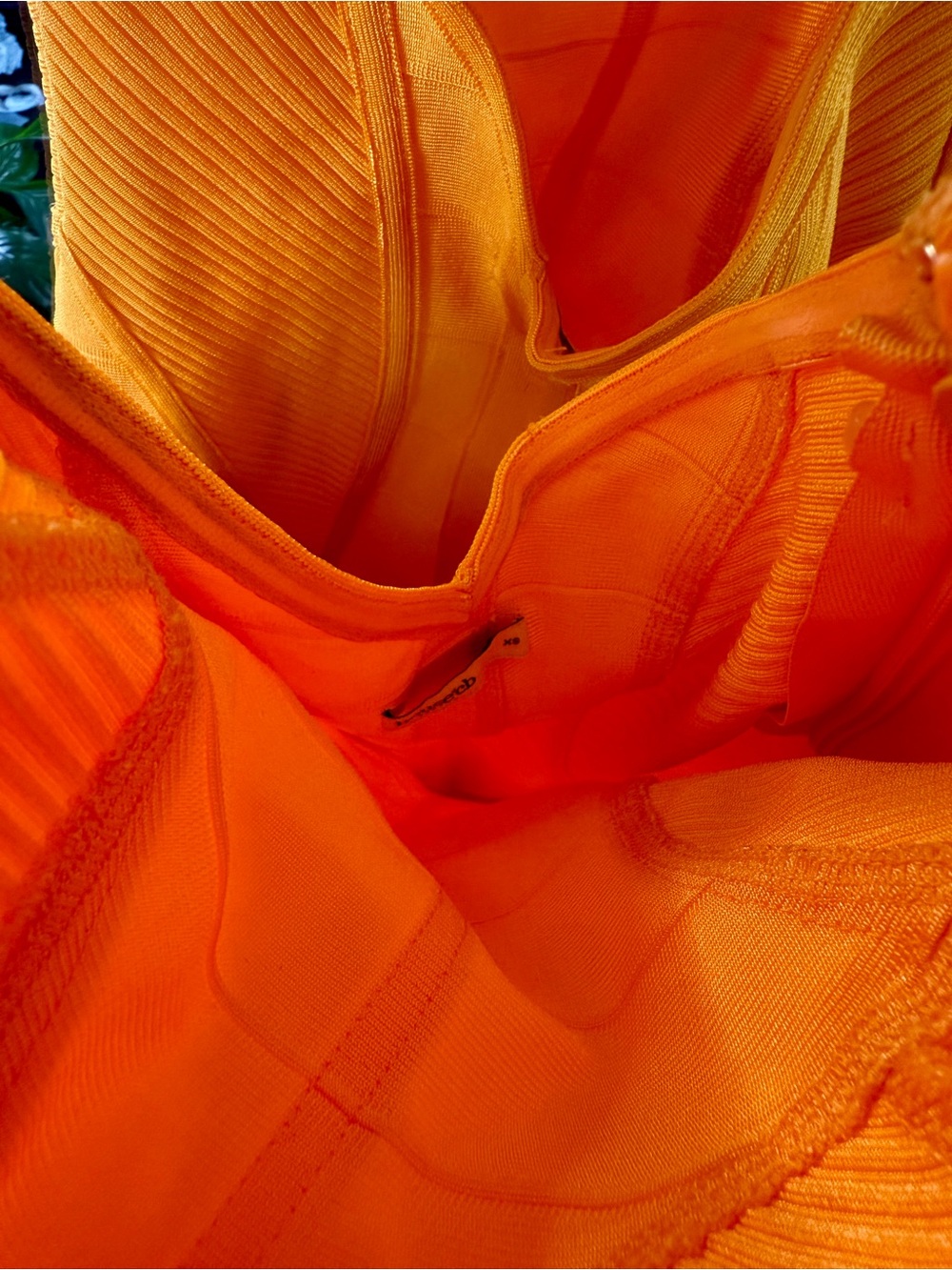 House of CB THE SCULPT Orange Sherbet Midi Bandage Dress NWT - Picture 9 of 12